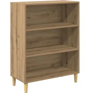 vidaXL Buffet Chêne artisanal 69,5 x 32,5 x 90 cm Bois d'ingénierie pas cher