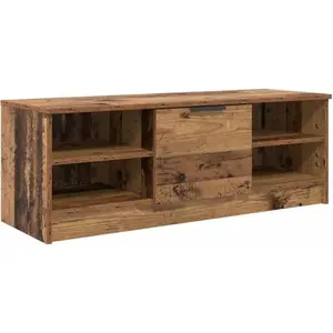 vidaXL Armoire TV vieux bois 102 x 35 x 36,5 cm Bois composite pas cher