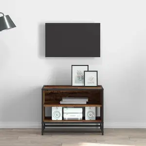vidaXL Armoire TV vieux bois 61 x 40 x 46 cm Bois composite pas cher
