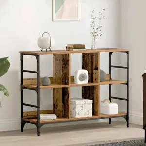 vidaXL Vidaxl Buffet Marron 102 X 32 X 73.5 Cm Bois D'ingénierie pas cher