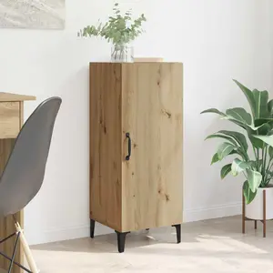 vidaXL Sideboard chêne artisanal 34,5 x 34 x 90 cm Bois composite pas cher