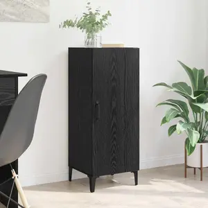vidaXL Sideboard Chêne noir 34,5 x 34 x 90 cm Bois composite pas cher