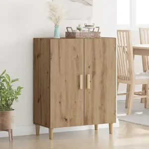 vidaXL Sideboard Chêne Artisan 70 x 34 x 90 cm Matériau dérivé du bois pas cher