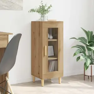 vidaXL chêne artisanal 34,5 x 32,5 x 90 cm Bois d'ingénierie pas cher