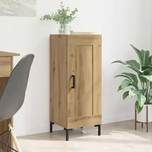 vidaXL Buffet Olden Artisan chêne 34,5 x 34 x 90 cm pas cher