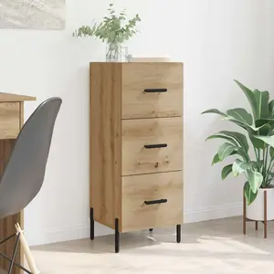 vidaXL Sideboard chêne artisanal 34 x 34,5 x 90 cm Bois composite pas cher