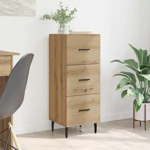 vidaXL Sideboard chêne artisanal 34 x 34,5 x 90 cm Bois composite pas cher