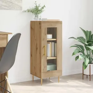 vidaXL Sideboard chêne artisanal 34 x 34,5 x 90 cm Bois composite pas cher
