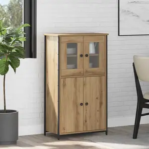 vidaXL vidaXL Haut Armoire Chêne artisanal 62 x 32 x 106,5 cm pas cher