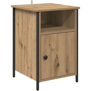 vidaXL vidaXL Cabinet de chevet Chêne artisanal 40 x 42 x 60 cm pas cher