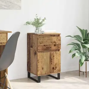 vidaXL Vidaxl Buffet Bois Ancien 35 X 40 X 70 Cm Bois D'ingénierie pas cher