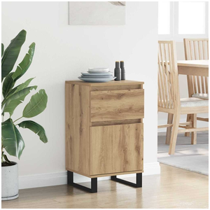 vidaXL Buffet chêne artisanal 35 x 40 x 70 cm Bois d'ingénierie pas cher