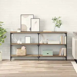 vidaXL Table console Chêne artisanal 150 x 29 x 75 cm pas cher