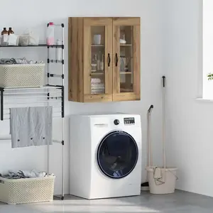 vidaXL Armoire murale en chêne Artisan 69,5 x 34 x 90 cm pas cher