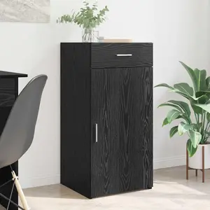 vidaXL Sideboard Chêne noir 42,5 x 40 x 93 cm Bois composite pas cher