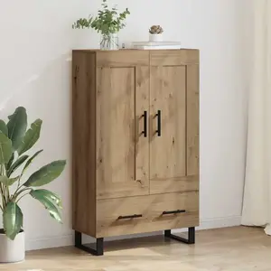 vidaXL Haut Armoire avec tiroir Chêne artisanal 69,5 x 31 x 115 cm pas cher