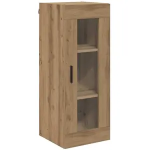 vidaXL Armoire murale en chêne Artisan 34,5 x 34 x 90 cm pas cher