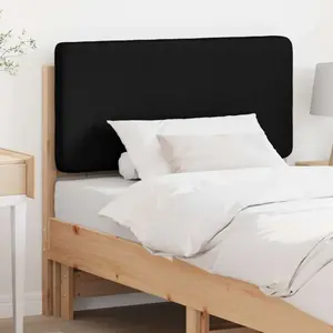 vidaXL vidaXL Tête de lit capitonnée Marron et Noir 100 cm Pin massif pas cher