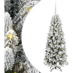 Comparateur de prix : Sapin de Noël artificiel avec 150 LED avec support Blanc 120 cm vidaXL