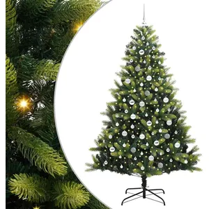 Vidaxl arbre artificiel en silicone flexible 300 leds 210 cm pas cher