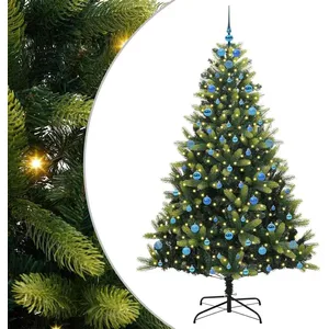 vidaXL Vidaxl Sapin De Noël Artificiel À Charnières 300 Leds Vert 210 ...