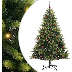 Comparateur de prix : vidaXL Vidaxl Sapin De Noël Artificiel À Charnières 300 Leds Vert 210 ...