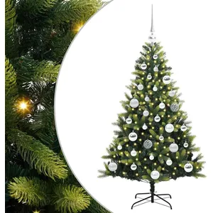vidaXL Vidaxl Arbre De Noël Artificiel À Charnières 150 Led Vert 120 C... pas cher