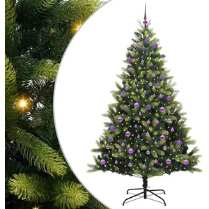 Comparateur de prix : vidaXL vidaXL Arbre de Noël Artificiel Articulé 300 LEDs Vert 240 cm