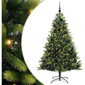 vidaXL Vidaxl Arbre De Noël Artificiel À Charnières 300 Leds Vert 180 ... pas cher