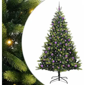 vidaXL Vidaxl Arbre De Noël Artificiel À Charnières 300 Leds Vert 180 ... pas cher