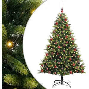 vidaXL vidaXL Arbre de Noël artificiel à branches articulées 300 LEDs ... pas cher