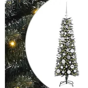 Sapin de Noël artificiel avec 150 LED Vert 40,5 x 40,5 x 120 cm vidaXL pas cher