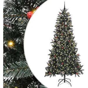 Comparateur de prix : vidaXL Vidaxl Sapin De Noël Artificiel Vert 129,5 X 129,5 X 240 Cm