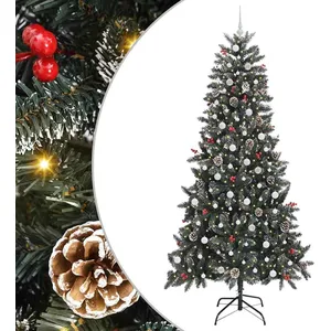 Comparateur de prix : vidaXL Vidaxl Sapin De Noël Artificiel Vert 129,5 X 129,5 X 240 Cm
