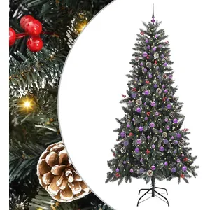 Comparateur de prix : vidaXL Vidaxl Sapin De Noël Artificiel Vert 129,5 X 129,5 X 240 Cm