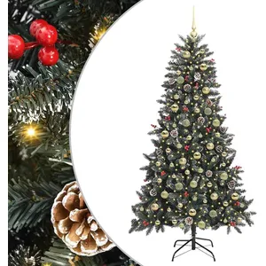 vidaXL Vidaxl Sapin De Noël Artificiel Avec 300 Led Vert 99 X 99 X 180... pas cher