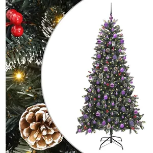 vidaXL Vidaxl Sapin De Noël Artificiel Avec 300 Led Vert 114 X 114 X 2... pas cher