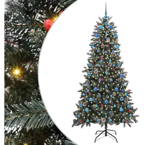 vidaXL Vidaxl Sapin De Noël Artificiel Avec 300 Led Vert 114 X 114 X 2... pas cher