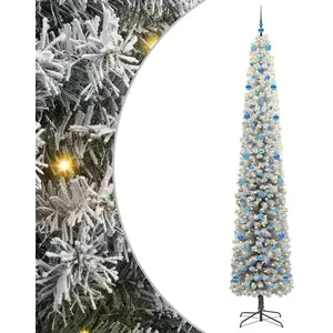 Vidaxl sapin artificiel vert 270 cm pvc et acier et plastique pas cher