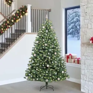 Sapin De Noël Artificiel À Branches Articulées Vert 240 Cm Vidaxl pas cher
