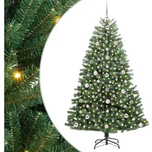 Sapin de Noël Artificiel à Branches Articulées Vert 180 cm vidaXL