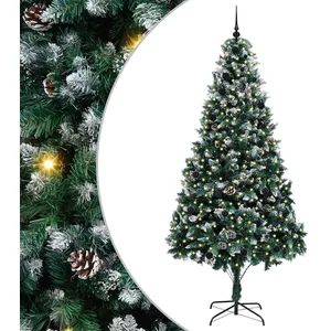Comparateur de prix : vidaXL Vidaxl Sapin De Noël Artificiel Vert 240 Cm Pvc, Acier Et Plast...