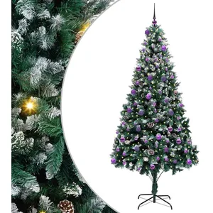 Comparateur de prix : vidaXL Vidaxl Sapin De Noël Artificiel Vert 240 Cm Pvc, Acier Et Plast...
