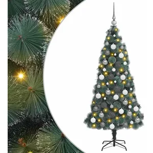 vidaXL Vidaxl Sapin De Noël Artificiel Avec Support Vert 55 X 55 X 240... pas cher