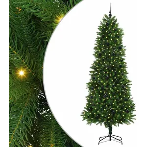 Comparateur de prix : vidaXL Vidaxl Sapin De Noël Avec 300 Led Avec Support Vert 240 Cm Pe