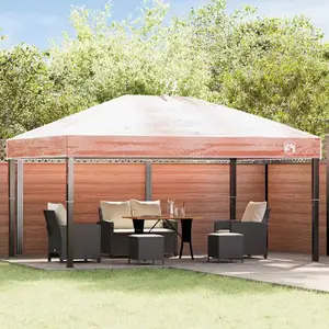 vidaXL Remplacement de housse de gazebo Transparent 400 x 300 x 32 cm pas cher