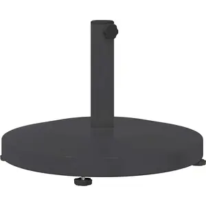Comparateur de prix : vidaXL Socles de parasol d'extérieur Gris foncé 48 x 48 x 32 cm