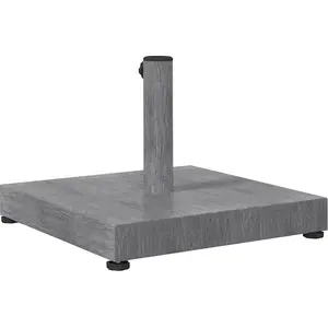 Comparateur de prix : vidaXL Socles de parasol d'extérieur Bois foncé 45 x 45 x 31.5 cm