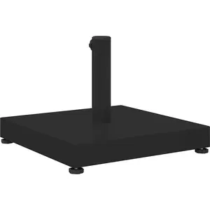 Comparateur de prix : vidaXL Socles de parasol d'extérieur Noir 45 x 45 x 31.5 cm