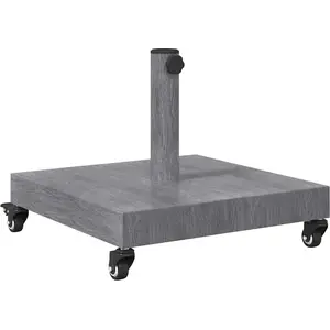 Comparateur de prix : vidaXL Socles de parasol d'extérieur Bois foncé 45 x 45 x 32 cm